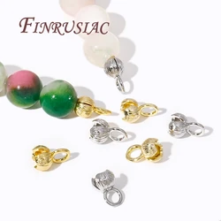 18K Gold Plated Cord Ends Clam Shell Bead Tip Ball Chain Connector,DIY Bracelet/Necklace Fittings,Crimp End Caps For Jewelry