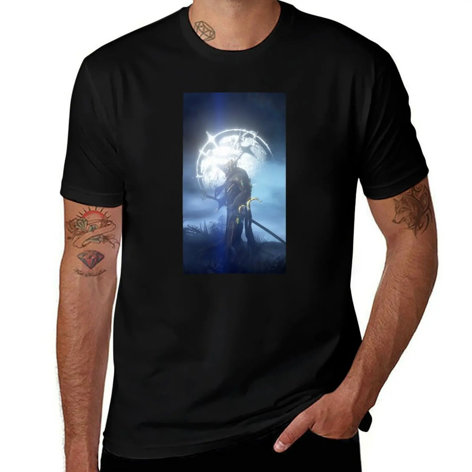 

Warframe - Excalibur Umbra Lua [Slim] T-Shirt Stylish Graphic Short Sleeve Top