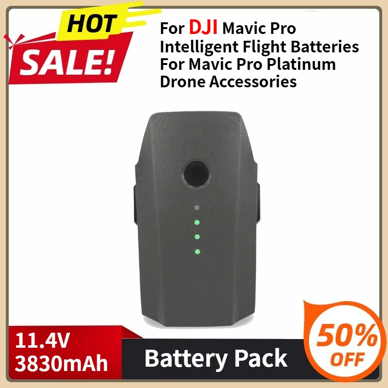 

New Drone Battery for DJI Mavic Pro Intelligent Flight Batteries for Mavic Pro Platinum Drone Accessories 11.4V 3830mAh