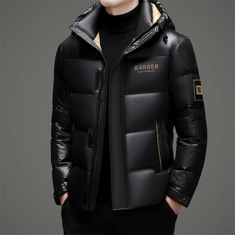 New arrival winter jacket 90% white duck down jackets men,mens thicken warm parkas winter down coat,hooded parkas men L-5XL