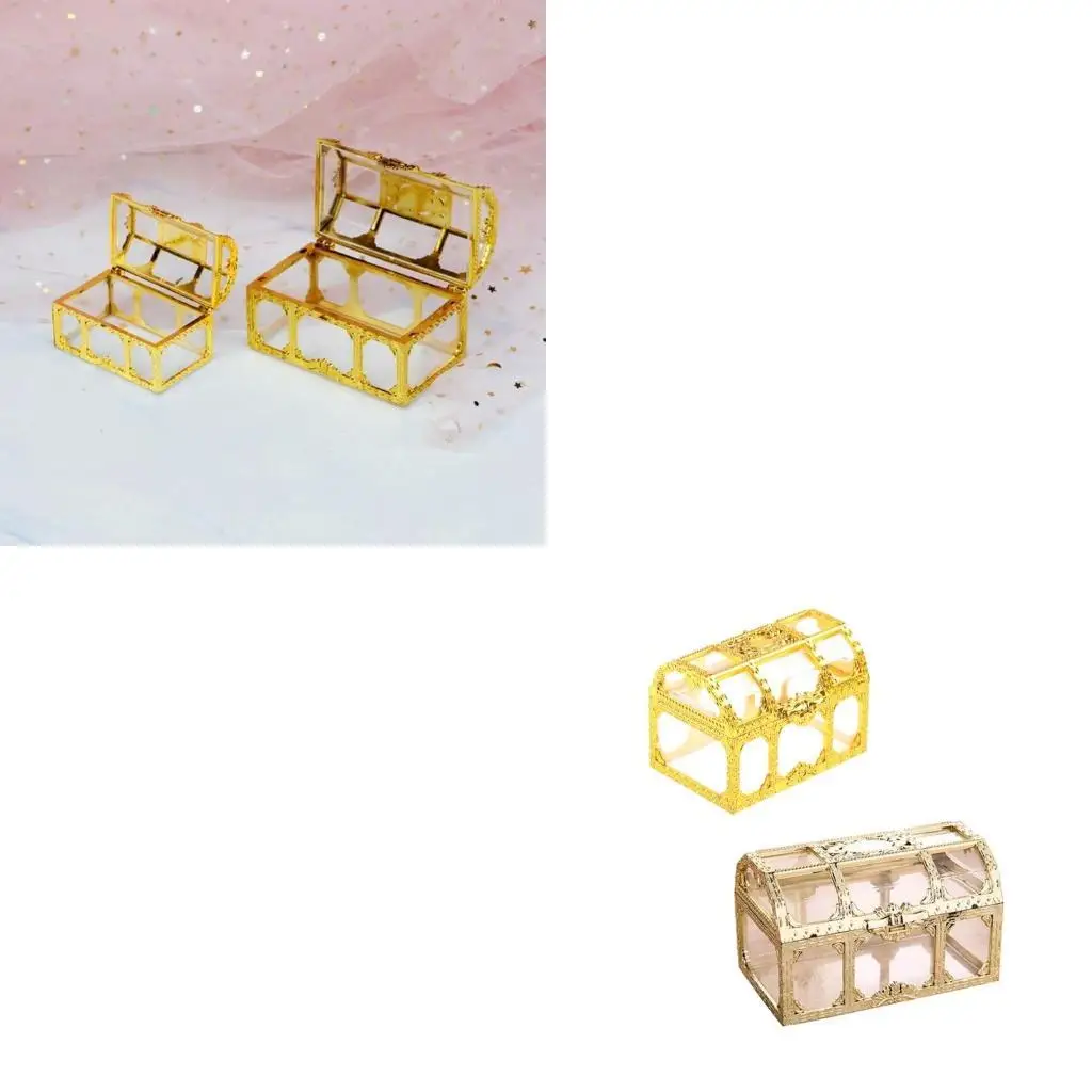 

9HJK Tiny Trinket Box Contack Disement Descorery Jewellery Container
