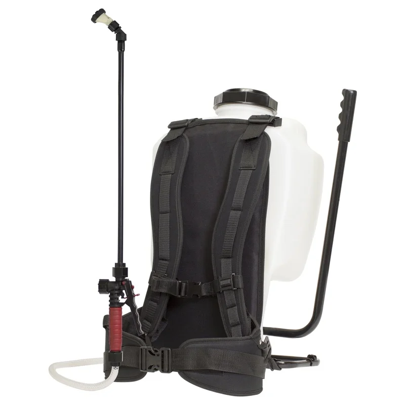 4 Gal Backpack Sprayer with Pesticide Fertilizer Weed Killer Ergonomic Design Poly Wand Home Garden Spraying System