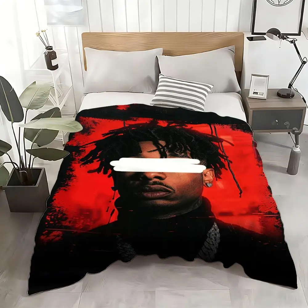 

Плед Singer 21 Savage: Мягкий, безопасный для детей, теплый, антистатический, всесезонный, моющийся, для дивана, кровати, дома
