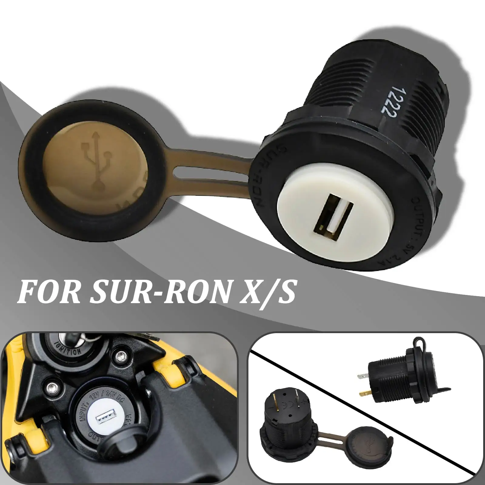 

For Sur-Ron Sur Ron Surron Electric Motorcycle USB Interface Light Bee S & LightBee X Universal Enduro Dirt Pit Bike