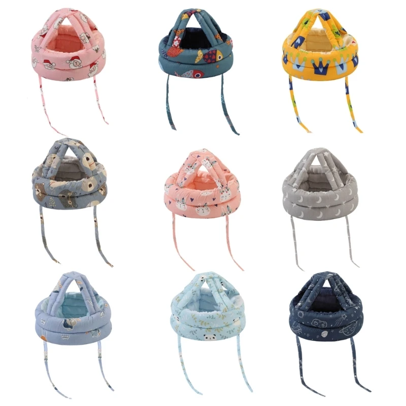 Toddler Walking Safety Hat Baby Anti-Impact Helmet Cotton for Head Protections