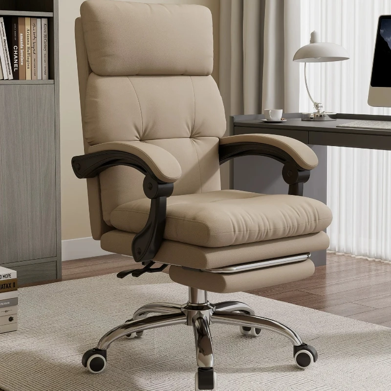 Ergonomic Luxury Recliner Office Chair Comfy Swivel High Back Computer Office Chair Rolling Bedroom Sillas De Oficina Furniture