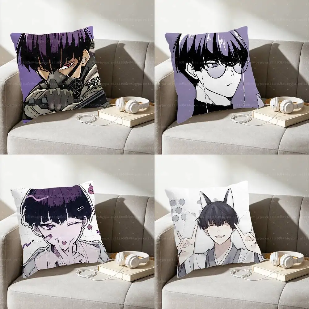 H-Hoshina K-Kaiju No 8 Pillow Case Cover Square for Decorative Cushion Bed Couch Sofa Classic Style Machine Washable