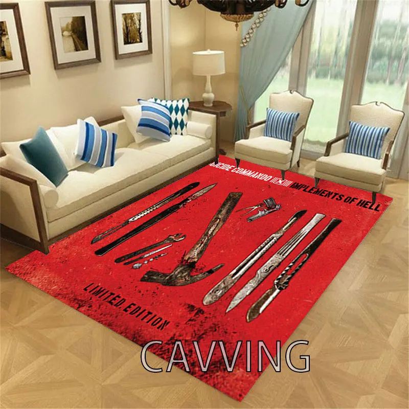 Suicide Commando  Rock  3D Print Carpets Flannel  Rugs Anti-slip Large Rug Carpet  Home Decoration for Living Room Bedroom