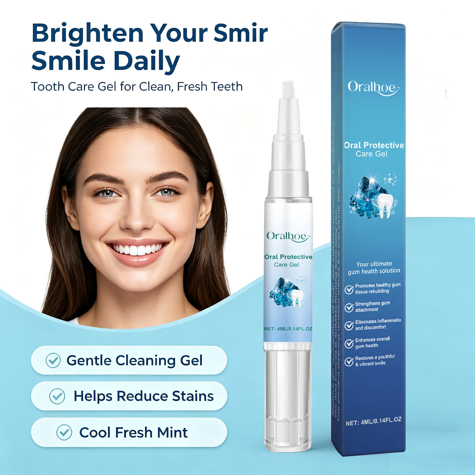 Teeth Whitening Gel Pen - Teeth Whitening Gel Pen for Yellow
