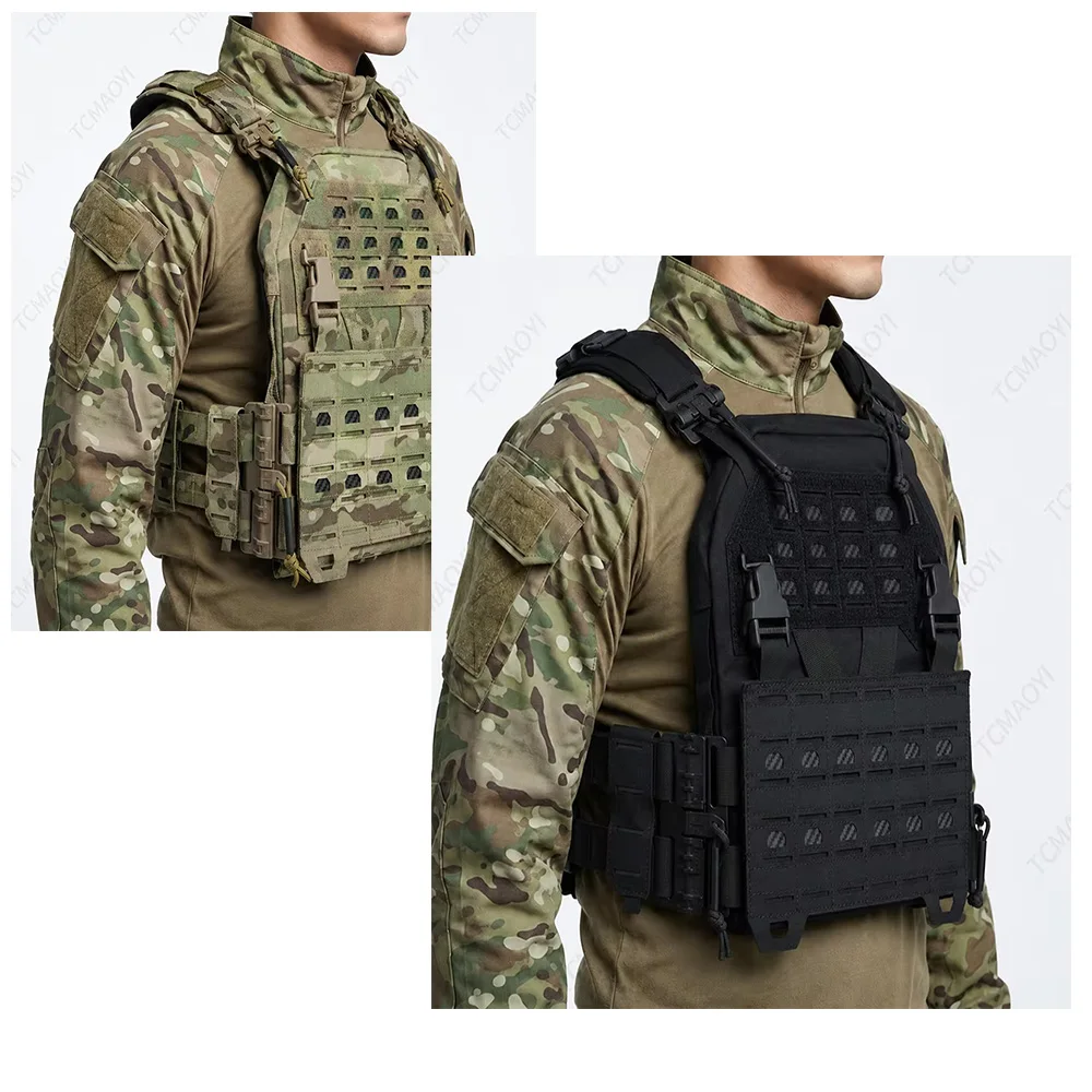 KZThe shoulder strap of the tactical vest features a quick-release buckle that can be easily detached and reattached