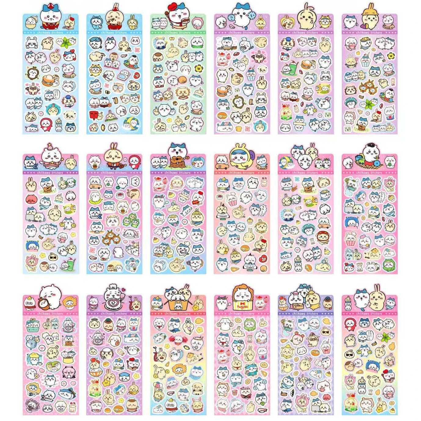20 Blatt Mix Kawaii Chiikawa Anime-Aufkleber, Niedliche Sticker für Tagebücher, Koffer, Handyhüllen, Laptops, Kinderspielzeug und Geschenke – Detail 6