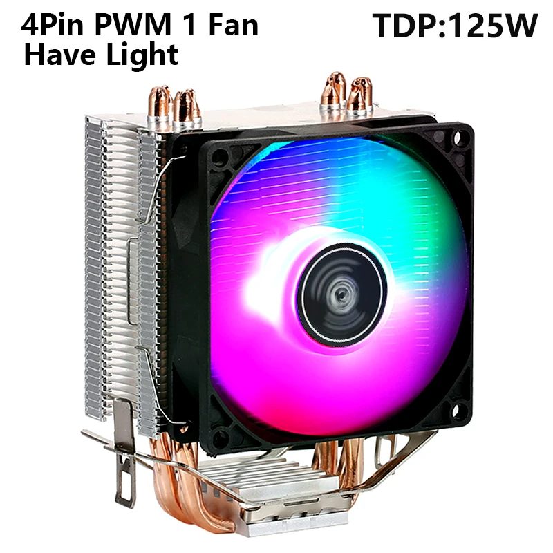 4 Heat pipes 1-Fan