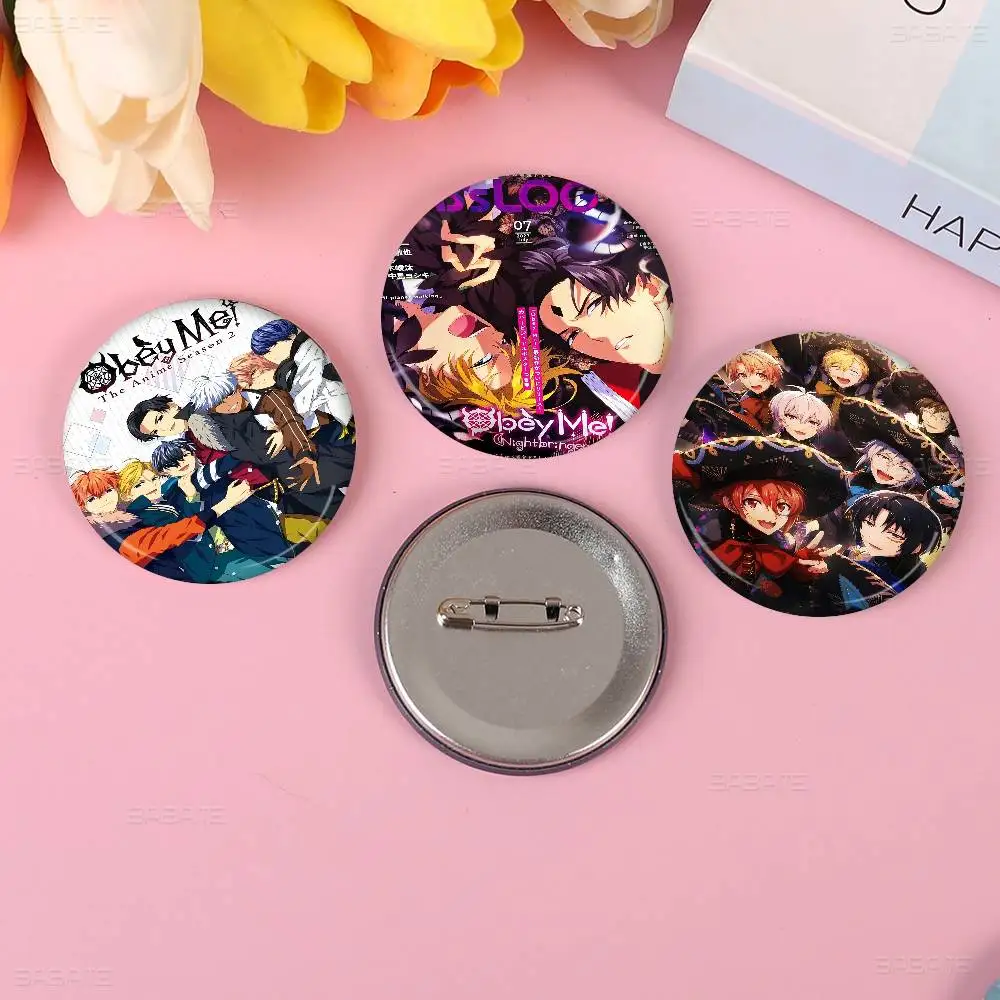 Popular Video Game O-obey Me Anime Brooches Cute Cartoon Badge Jacket Jeans Lapel Pin Gift Accessorie