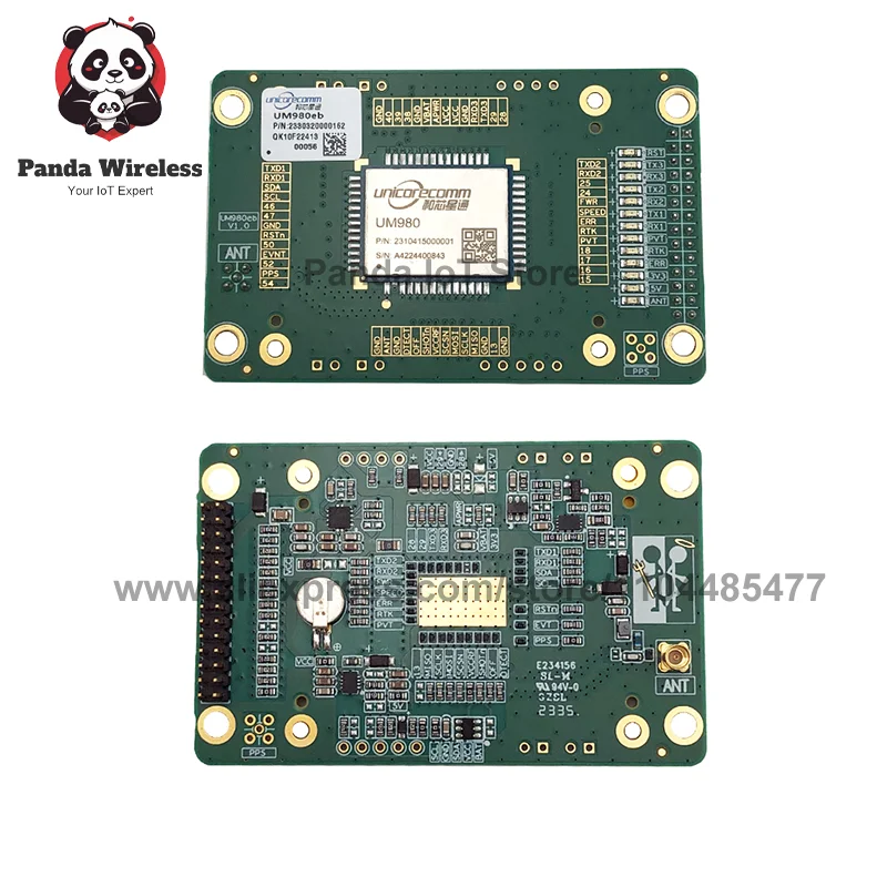 

UM980 EM980D4 GPS Base Rover Station USB-плата Высокоточный модуль позиционирования RTK GNSS Замена ZED-F9P для геодезирования и картографирования