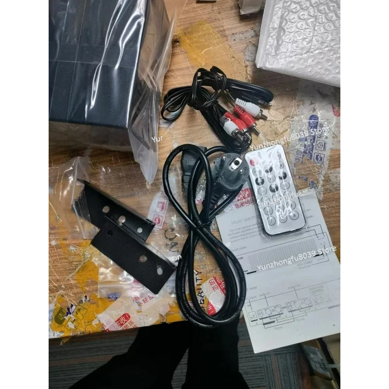 Muziek Stereo Niveau-indicator VU Meter Digitale spectrumanalysator LED Voice Wire Afstandsbediening