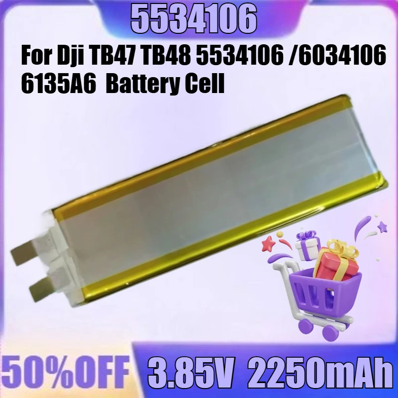 

New for 5534106 3.8V Battery for Dji TB47 TB48 5534106 /6034106 6135A6 Battery Cell INSPIRE 1 2.0 PRO RAW