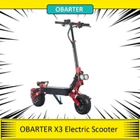 OBARTER X3 Electric Scooter 48V 20Ah Battery 1000W *2 Brushless Motor 65KM/H MAX SPEED Off Road Electric Scooters for Adult