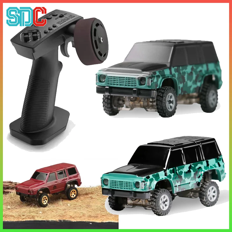 SNT 1:64 4WD Fernbedienung Auto FPV Kamera RC Klettern Geländewagen Spielzeug Für Jungen Desktop Mini Off Road Spielzeug