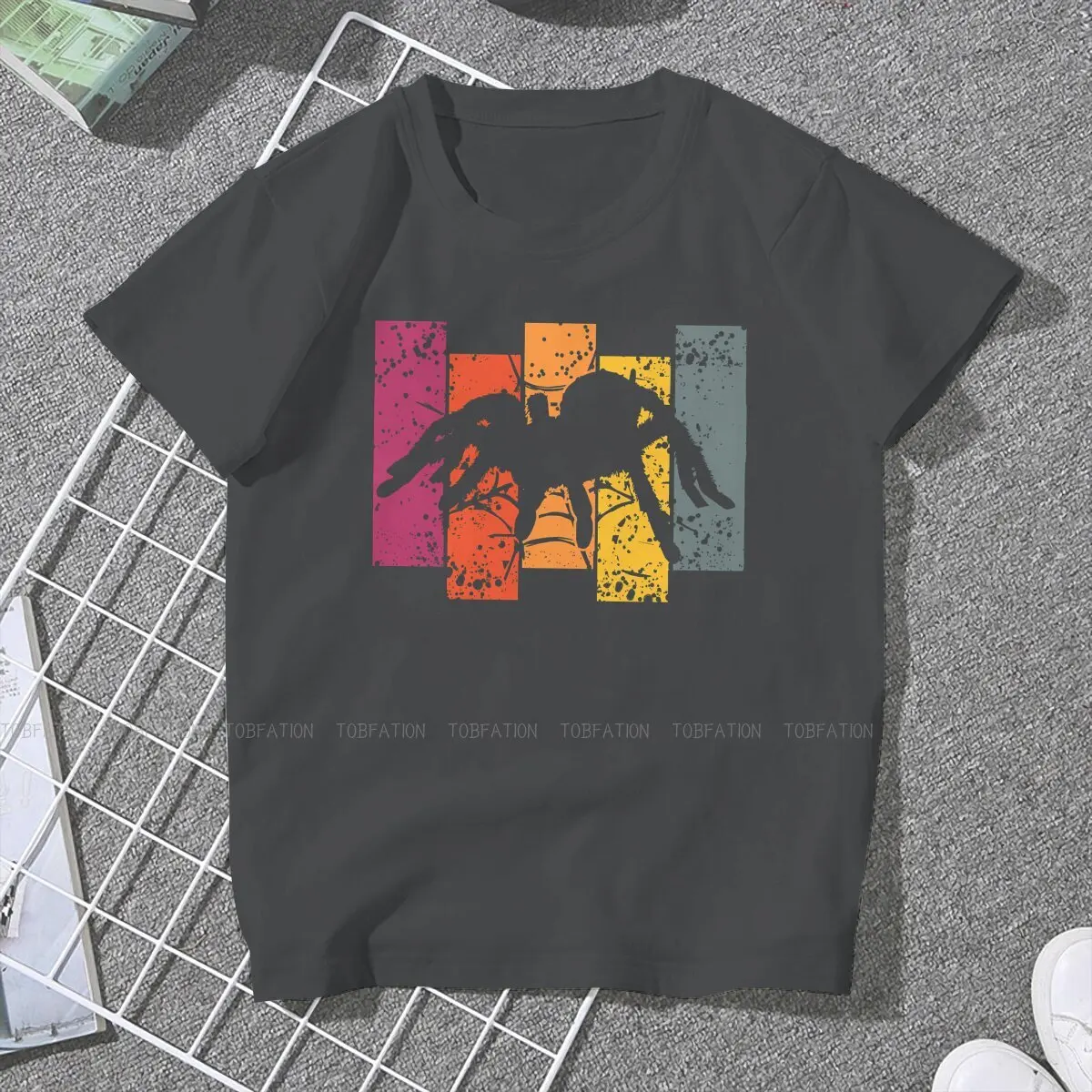 Colorful Newest TShirts Scary Spider Animal Woman Harajuku Streetwear T Shirt O Neck