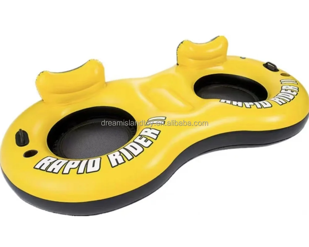 2 Person 8 Shaped Inflatable Water River Floating Tubes for Adults