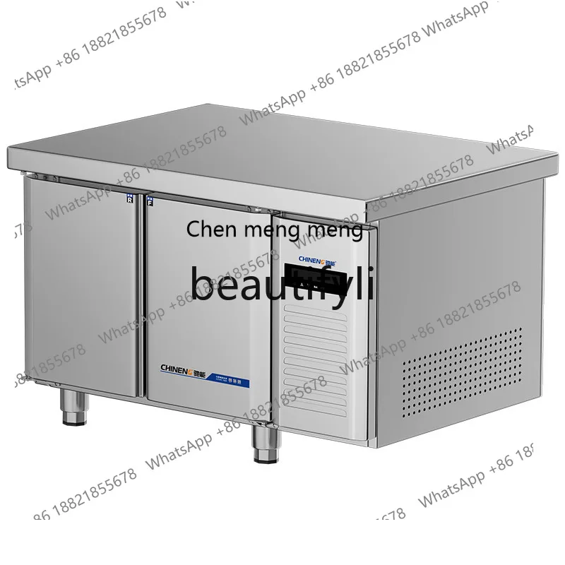 

Z189 Refrigerated Freezer Workbench Commercial Dual Temperature Fresh-Keeping Countertop Kitchen Freezer Operation Table Refrige