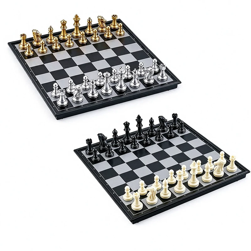 conjunto-de-xadrez-magnetico-dourado-e-prateado-de-25cm-32cm-dobravel-portatil-jogo-de-tabuleiro-para-treinamento-e-competicao