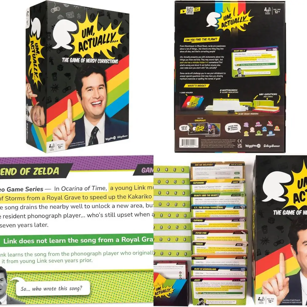 

Deluxe Nerdy Trivia: The Dropout-Inspired Game for Families, Ages 12+, 3-8 Players by Wiggles 3D