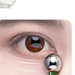 المزدوج نهاية الأسطوانة عصا تدليك كريم عين قضيب ملعقة التجميل المضادة للتجاعيد الوجه ملعقة سبيكة الوجه أداة العناية بالبشرة