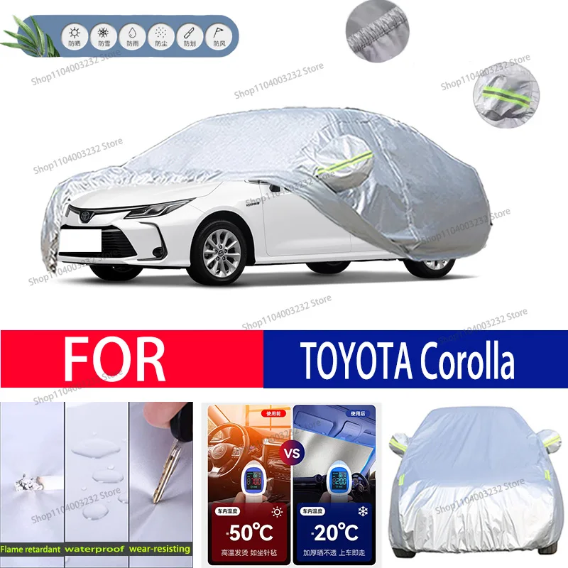 

For TOYOTA Corolla Car clothing sun protection snow prevention antifreeze car protective cover auto cover