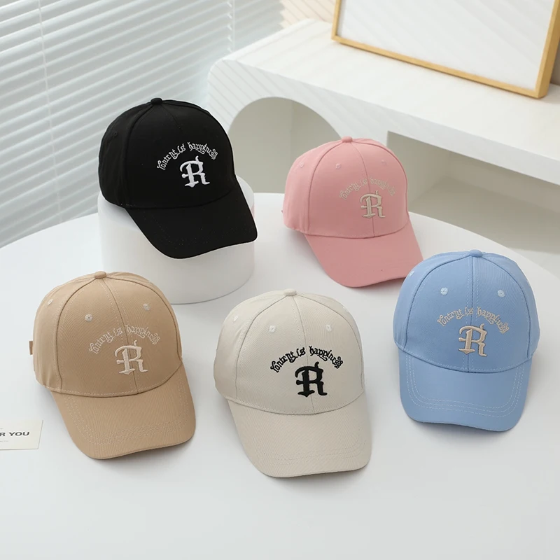 

Fashion Letter Embroidery Kids Baseball Cap Children Girls Boys Peaked Caps Spring Summer Outdoor Toddler Sun Hat Visor Cap