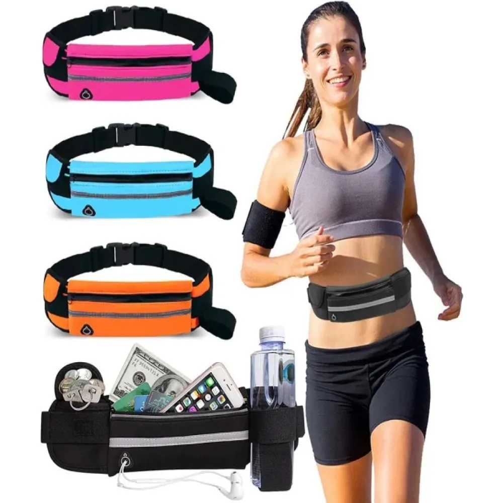 Cinto de corrida para mulheres e homens Corredores Fanny Pack, suporte do telefone, bolsa de corrida, cinto