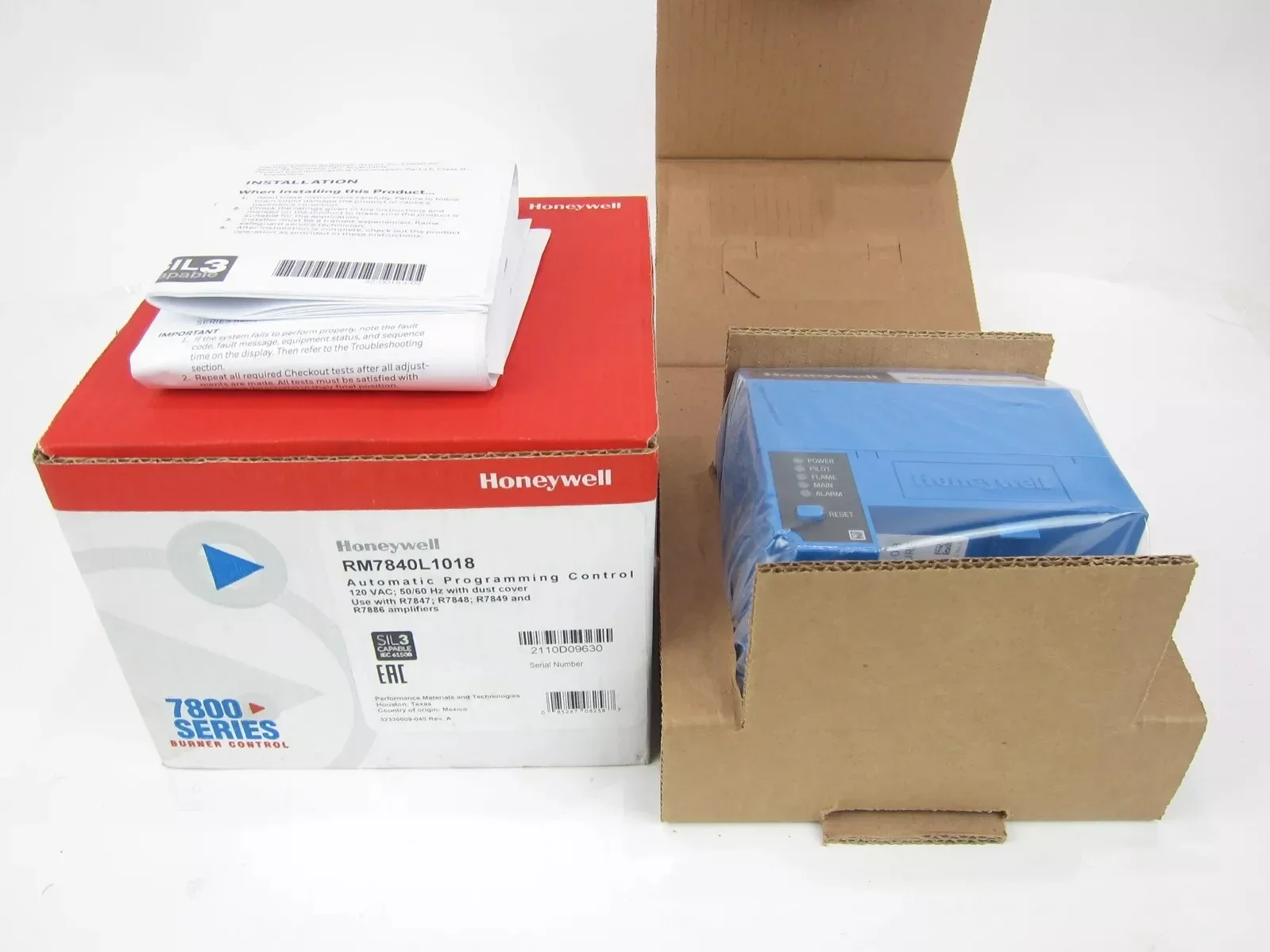 American HONEYWELL combustion safety controller RM7840L1018