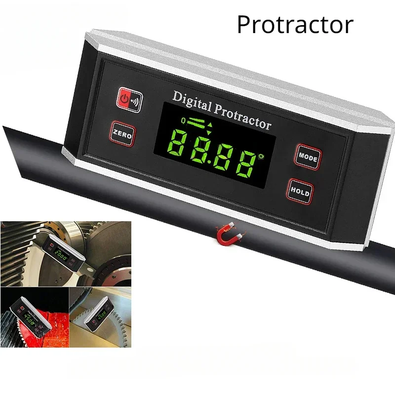 

Digital Display Inclination Box Angle Ruler IP54 Digital Display Strip Type Inclination Meter Slope Ruler Level Meter Protractor