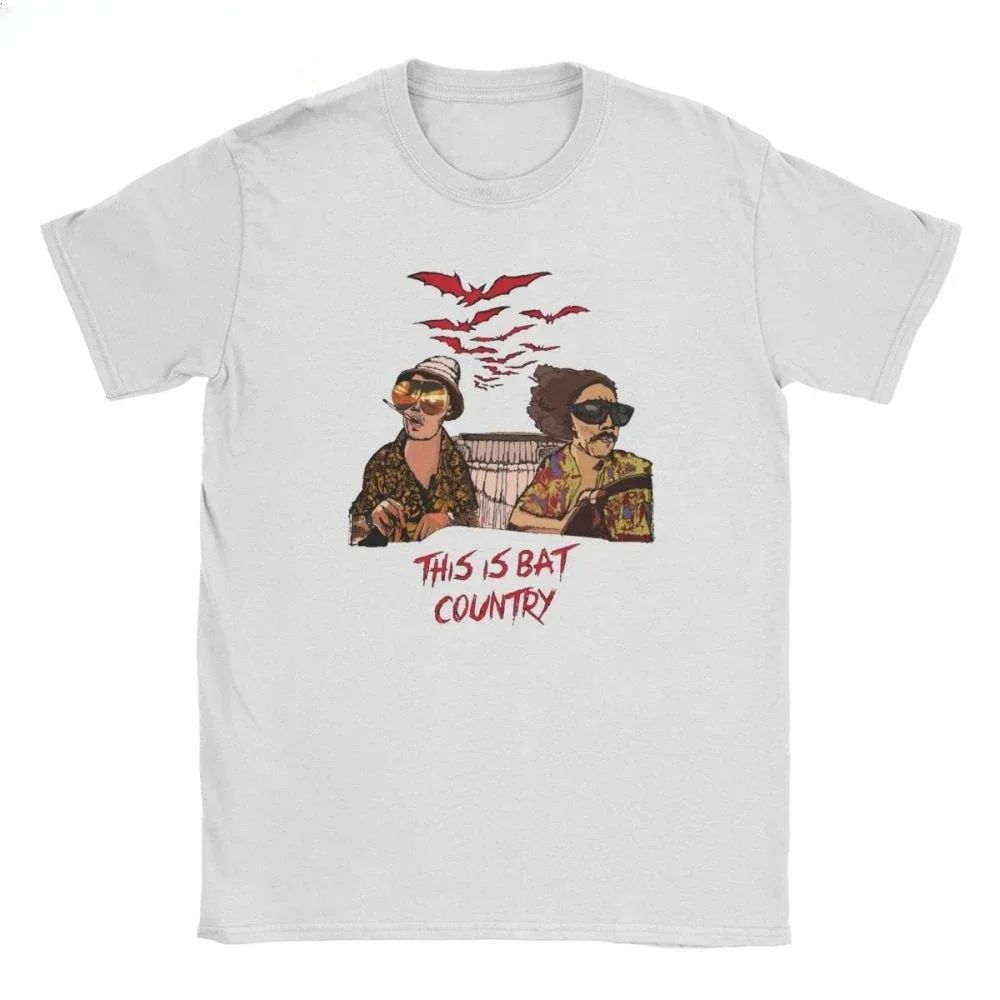 Men's T-Shirt Bat Country Fear And Loathing In Las Vegas  Bat Country Drugs Johnny T Shirt Unique