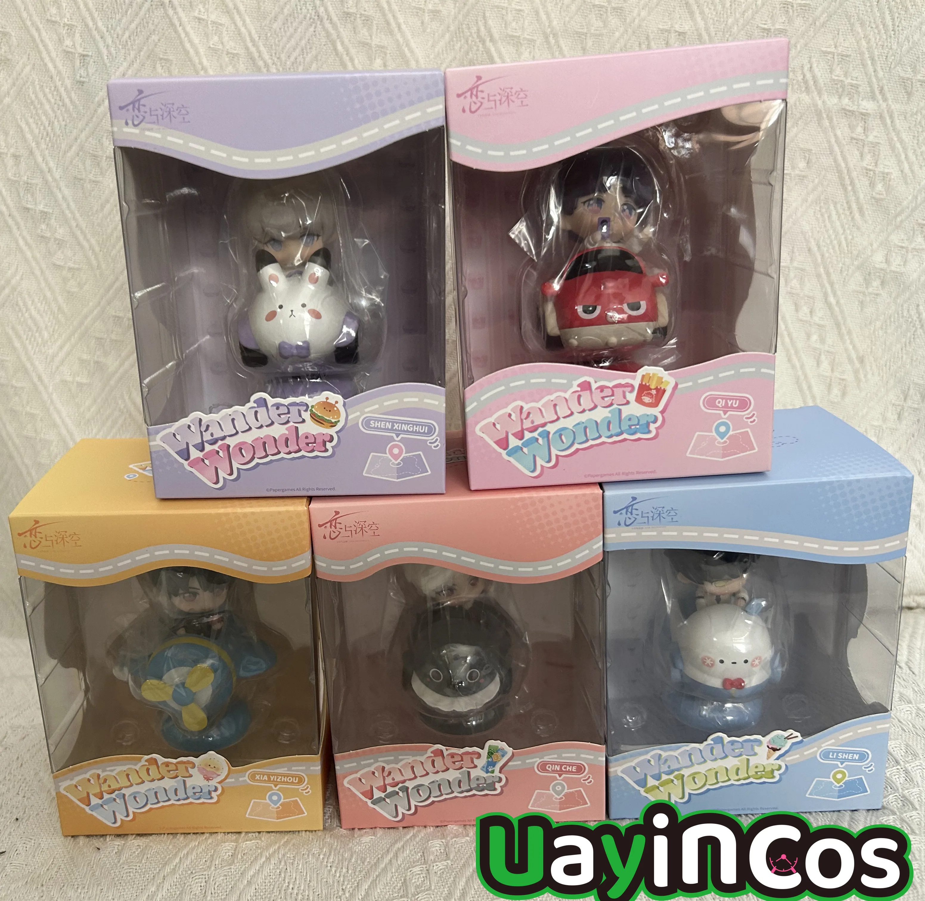 In Stock Original Love and Deepspace Caleb Sylus Rafayel Plushies Doll Car Ornaments Love Time To Travel Series Anime Game Toy G