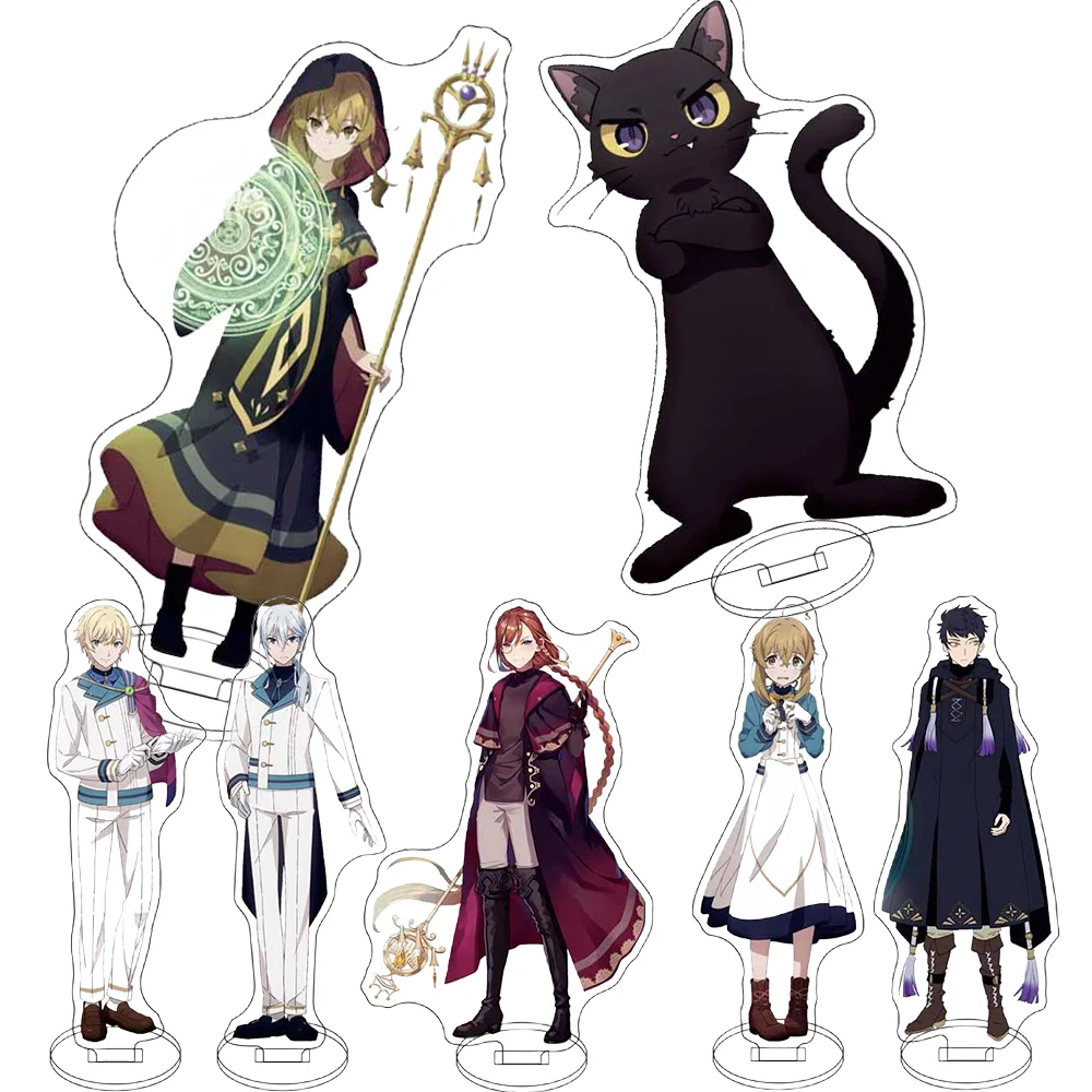 Anime Secrets of the Silent Witch 15cm Acrylic Stand Keychain Monica Everett Felix Tabletop Decorations Accessories Gift