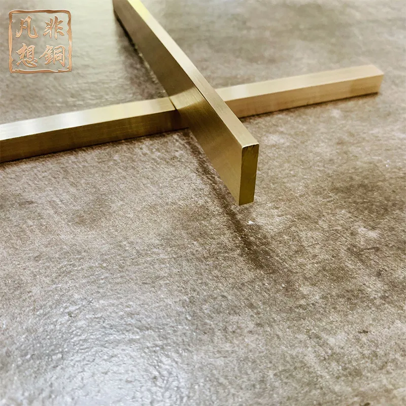 Length 500mm Brass Row Plate Brass Strip H59 Brass Bar Thickness 3mm~10mm customized service