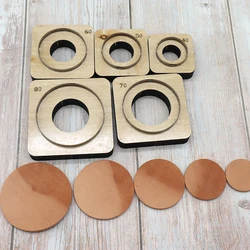 New Japan Steel Blade Wooden DieCircle Cutting Dies,Leather craft Tool,Round Circle Cutting Mold Wood Dies