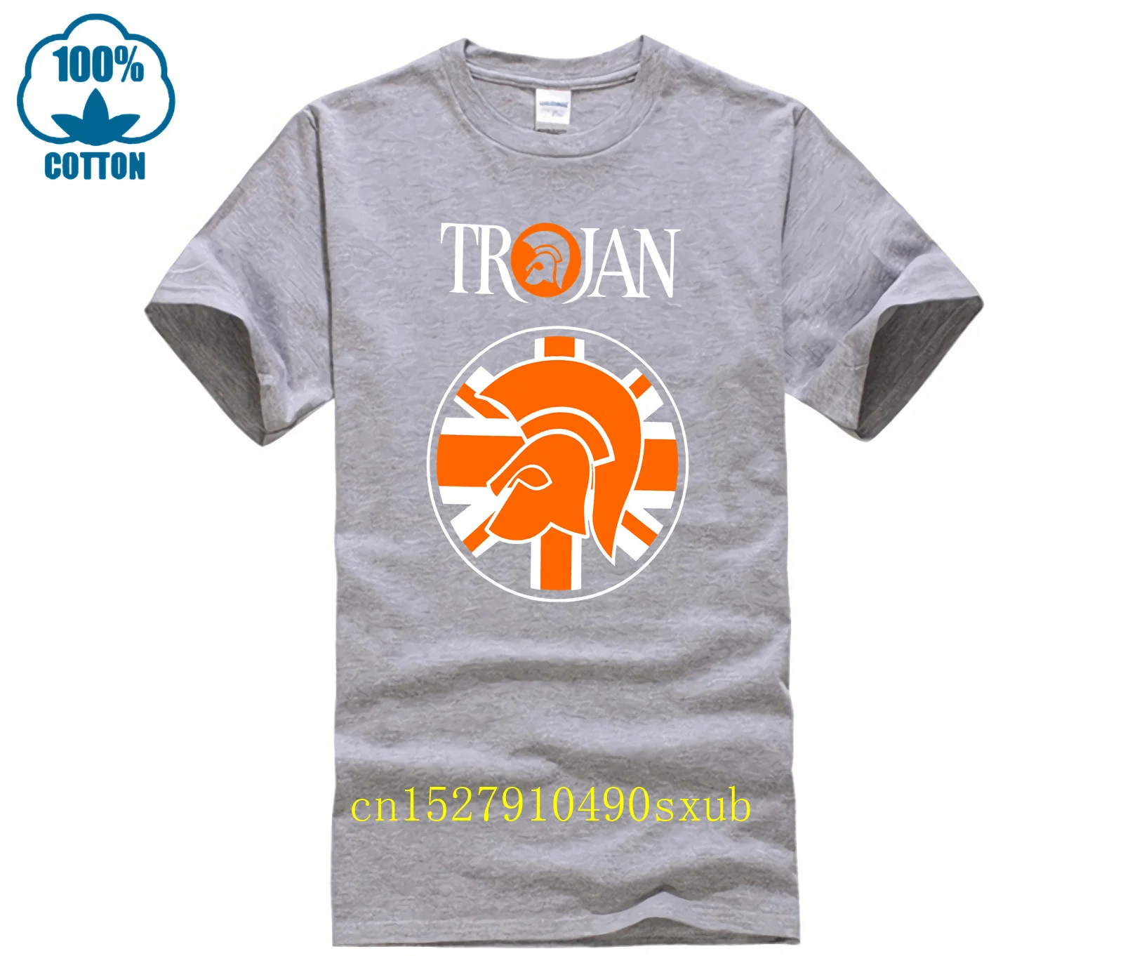 TROJAN RECORDS BLACK HELMET T-shirt