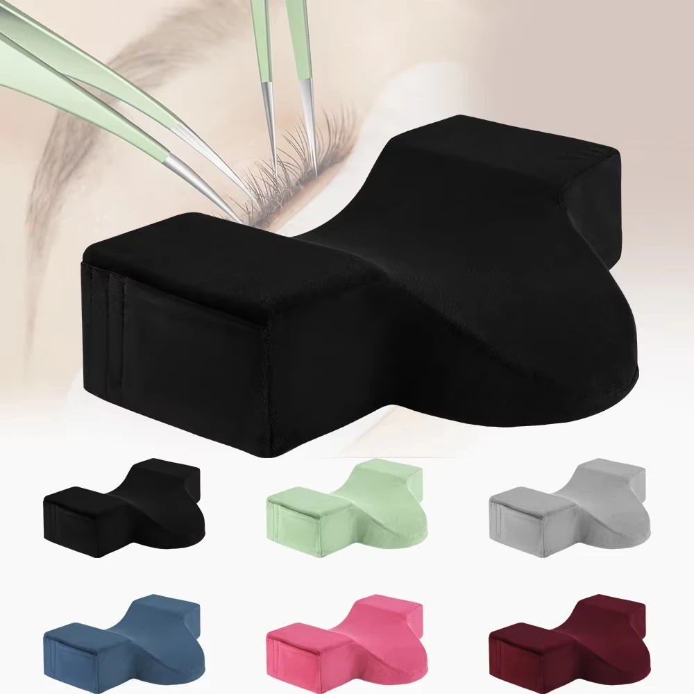 

U-shaped memory foam false eyelashes pillow ergonomic curve neck pillow salon home eyelash transplantation beauty makeup