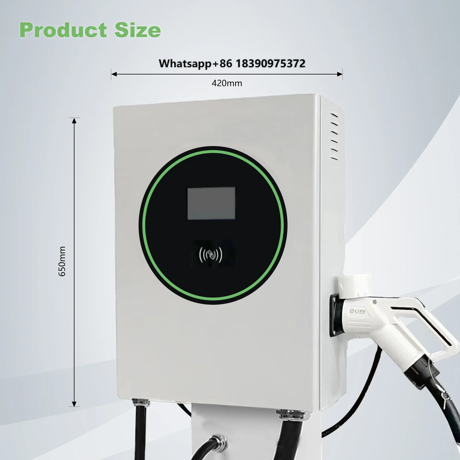 Factory Sale Dc Fast Ev Charger CCS 1/CCS 2/GBT 20KW/30KW/40KW RFID EV Charger Fast Electric Car Wall-Mounted Charging Stations