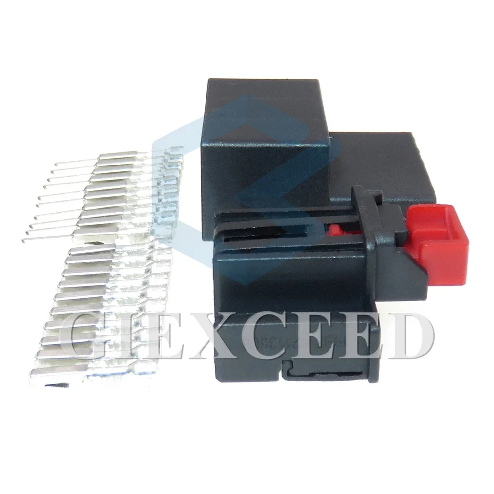 1 conjunto de 10 pinos série 0,6 42113600   Soquete de fio para VW 5C 0971974   Conjunto central da C.A. do interruptor central do carro para o elevador principal da janela da porta do motorista