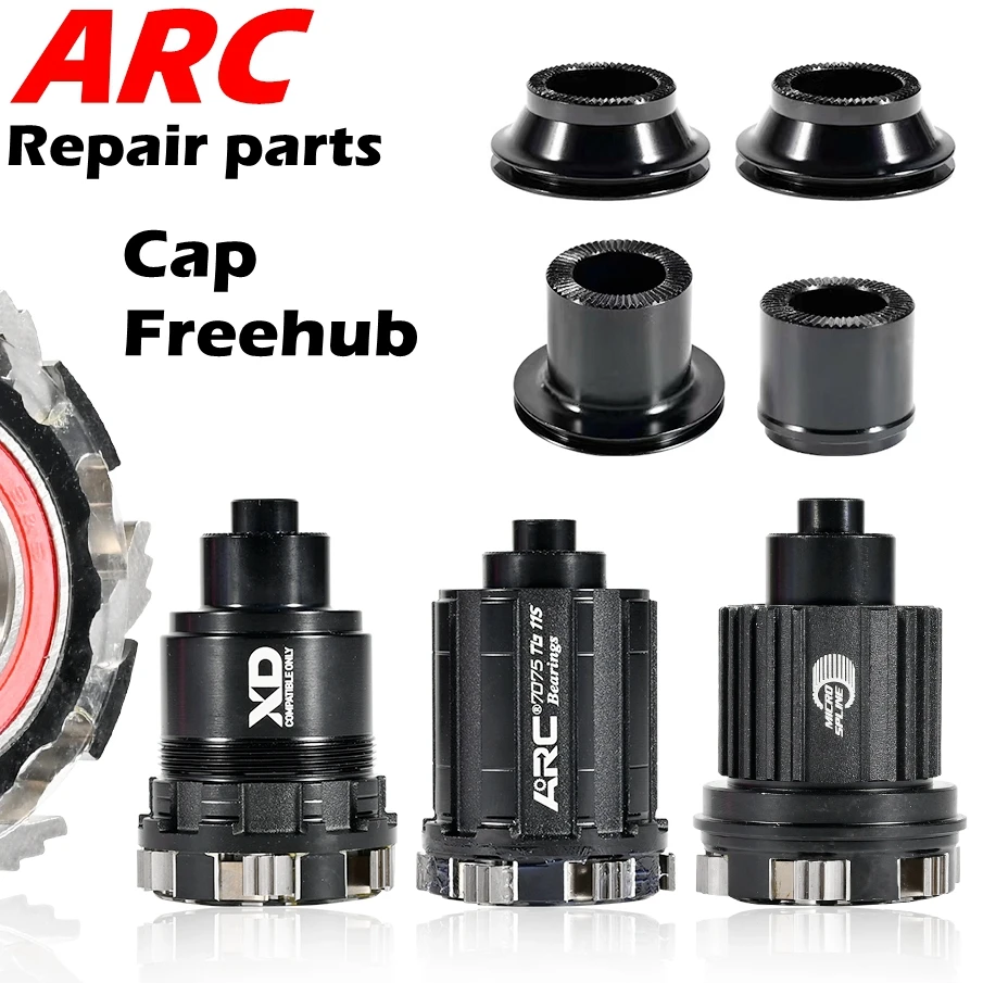 ARC Freehub Adapter 010 009 005 006 039 QR conversion Thru cap for 8 9 10 11 12Speed repair parts 100x9 135x10 142x12 100x15MM