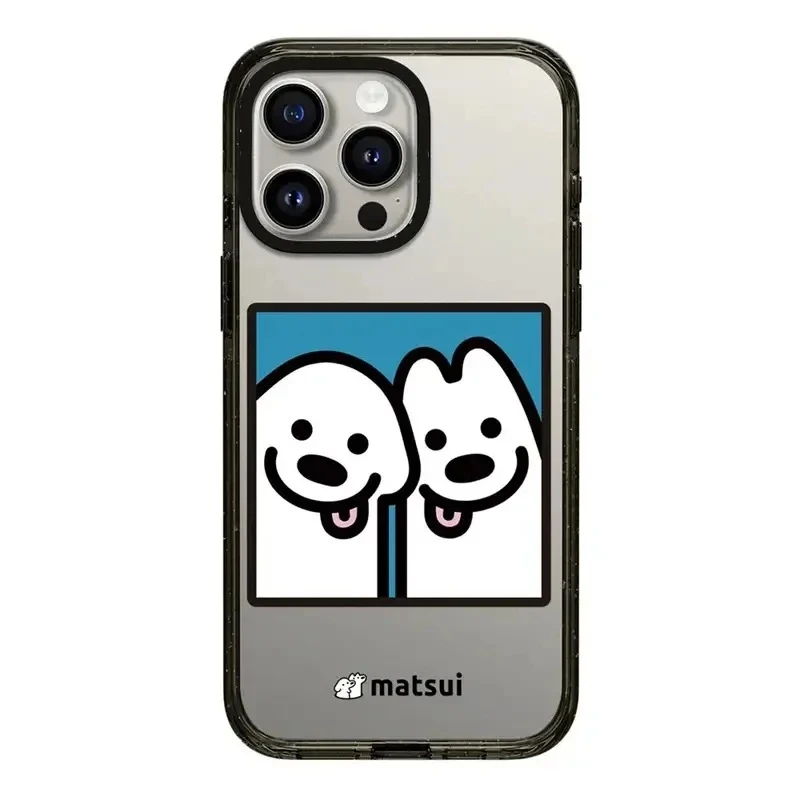 

Cartoon Dog Friend 2.5 Acrylic iPhone 12 13 15 14 Pro Max Protective Case, Fits iPhone 15 Pro Max