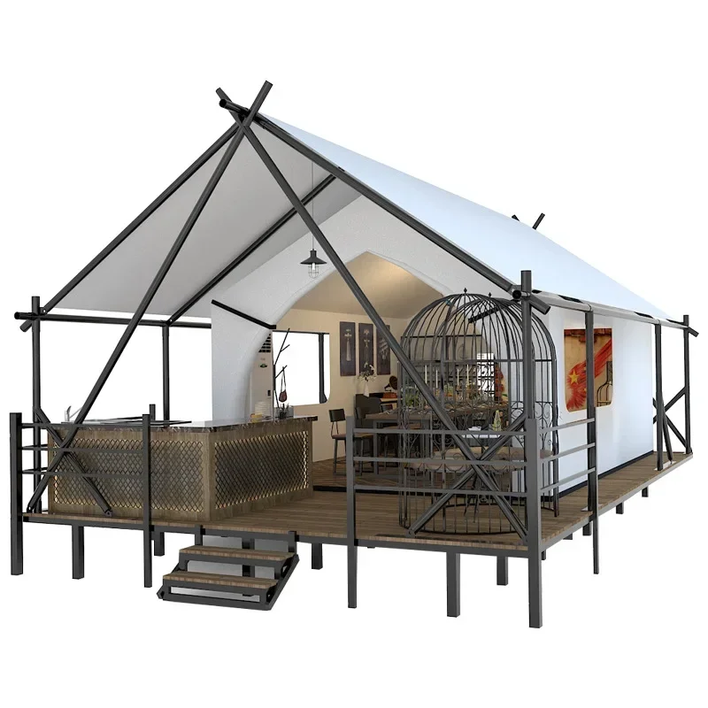 

Outdoor hotel-style wild luxury, large Internet celebrity scenic campsites, holiday homes agritainment B & B tents
