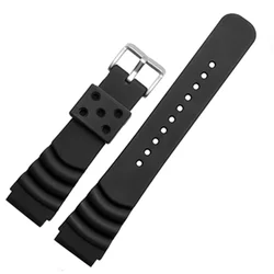 For Seiko Prospex Watch Band 18mm 20mm 22mm 24mm Waterproof Resin Strap Soft Diving Rubber Bracelet Accessories Men Sport Belt