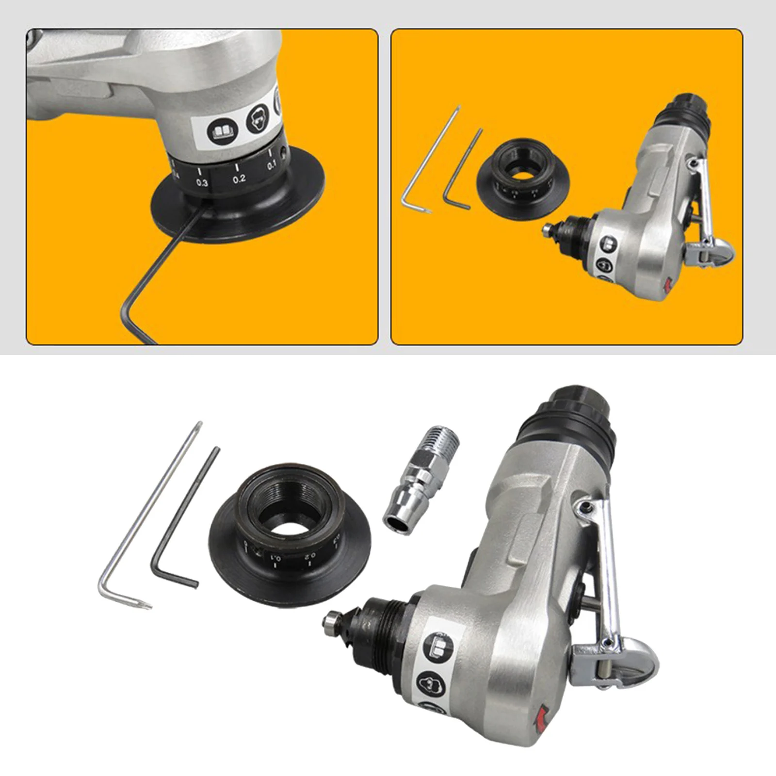 Hand-Held Pneumatic Chamfering Machine 45° Metal Deburring