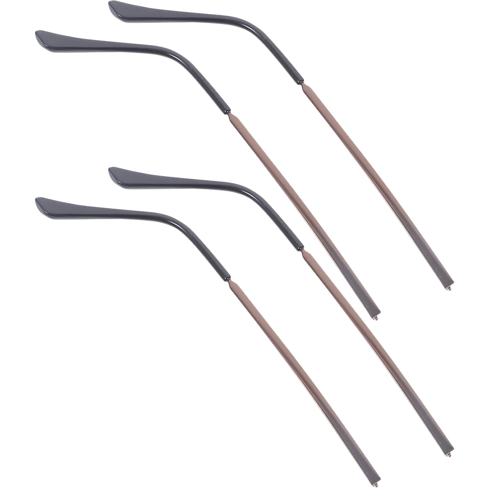 

2 Pairs Metal Glasses Accessories Durable Nonslip Eyeglasses Temple Arms Replacement Parts for Sunglasses LegsEyewear