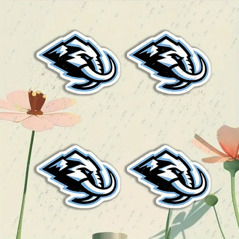 

4Pcs Utah Mammoth Ice Hockey Car Stickers,Decals with team logo Desig, Sports Team Merchandise & Fan Decor Accessories