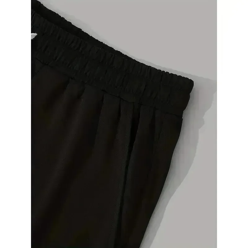 Amerikanische Sommer-Print-Cropped-Shorts für Damen und Herren, lockere Paarshorts – Detail 7